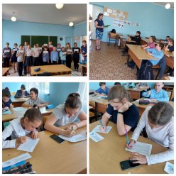 Специалисты КЦСОН Лысогорского района провели мероприятие, посвященное празднованию Международного дня Детского Телефона Доверия