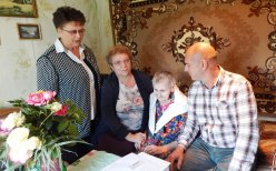 Долгожительница из Лысогорского района встретила 90-летний юбилей