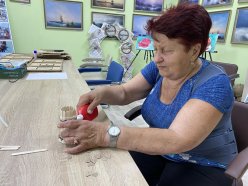 Органайзер из палочек для мороженного