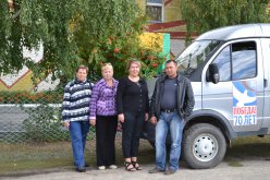 Выезд мобильной бригады ГАУ СО ЦСЗН в  с. Шереметьевка.