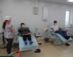 Сотрудники Лысогорского КЦСОН  активно участвуют в донорской сдаче крови
