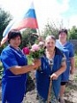 Сотрудники Лысогорского КЦСОН принимают активное участие в патриотической акции «Флаги России. 12 июня»