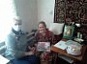 Сотрудники Лысогорского КЦСОН поздравили с 90-летием  труженицу тыла из р.п. Лысые Горы З.В. Гусеву