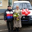 Вручение ключей от автомобиля ГАЗель многодетной семье Брюхановых